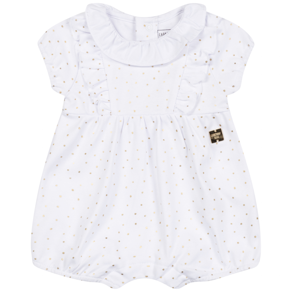 CARREMENT BEAU BABY Polka Dot Short Summer All in One