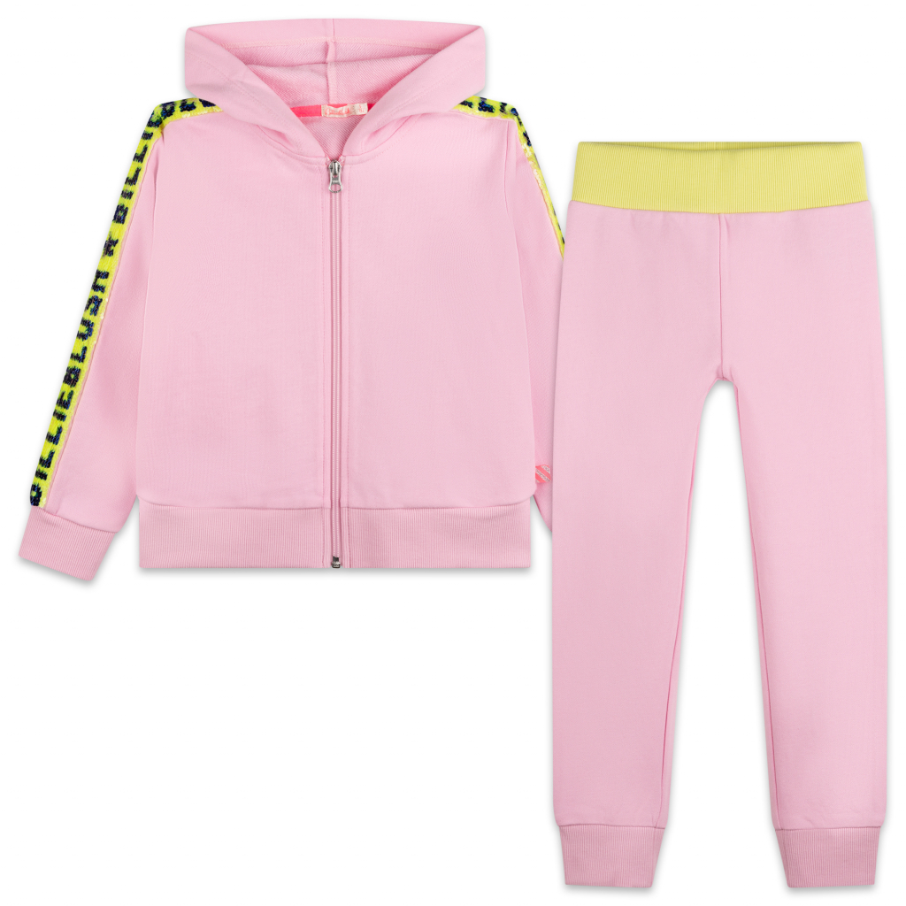 BILLIEBLUSH Sequined Track Suit Pink